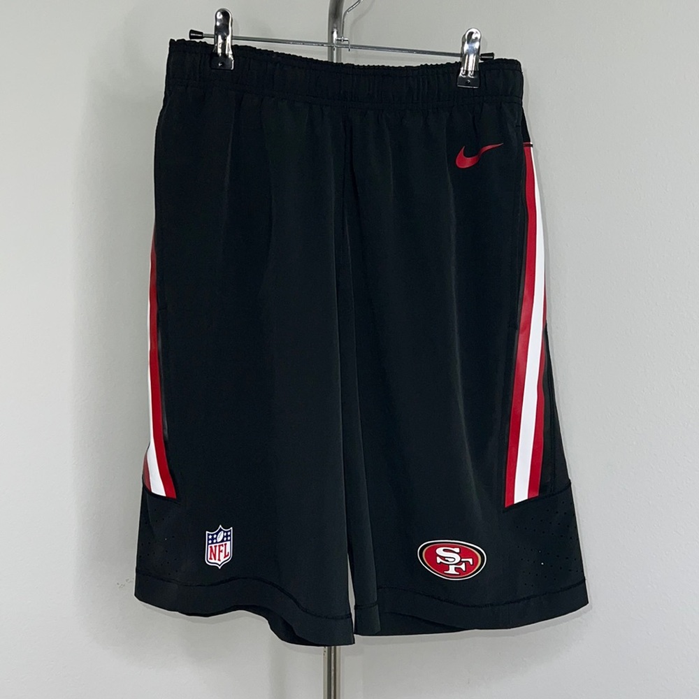 🔹 Nike NFL Onfield Apparel San Francisco Forty Niners Basketball Shorts